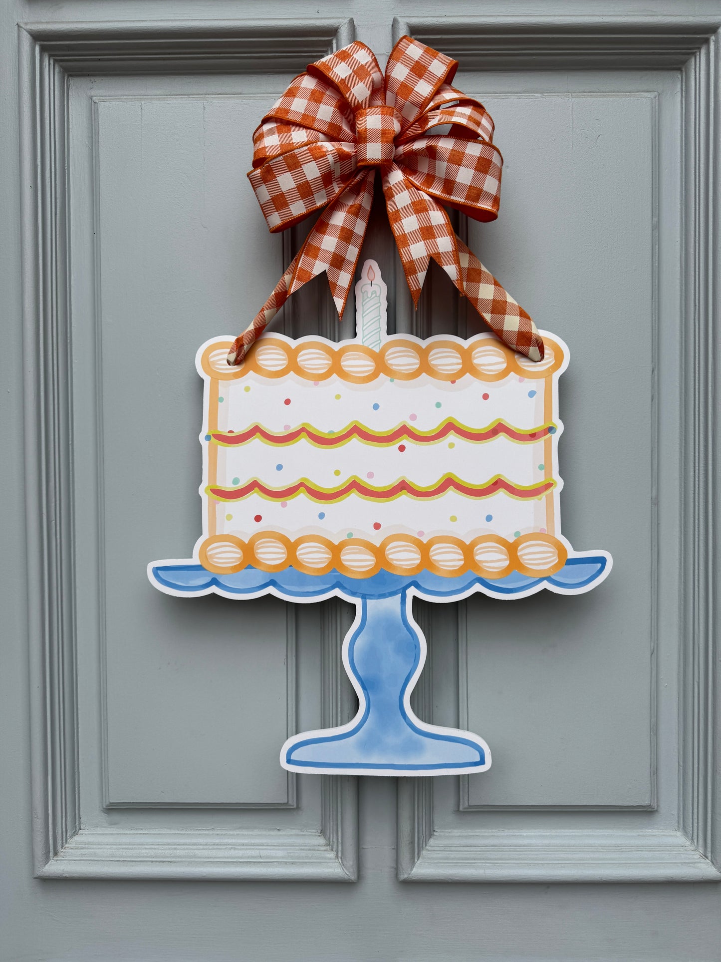 Hooray for Cake Door Hanger