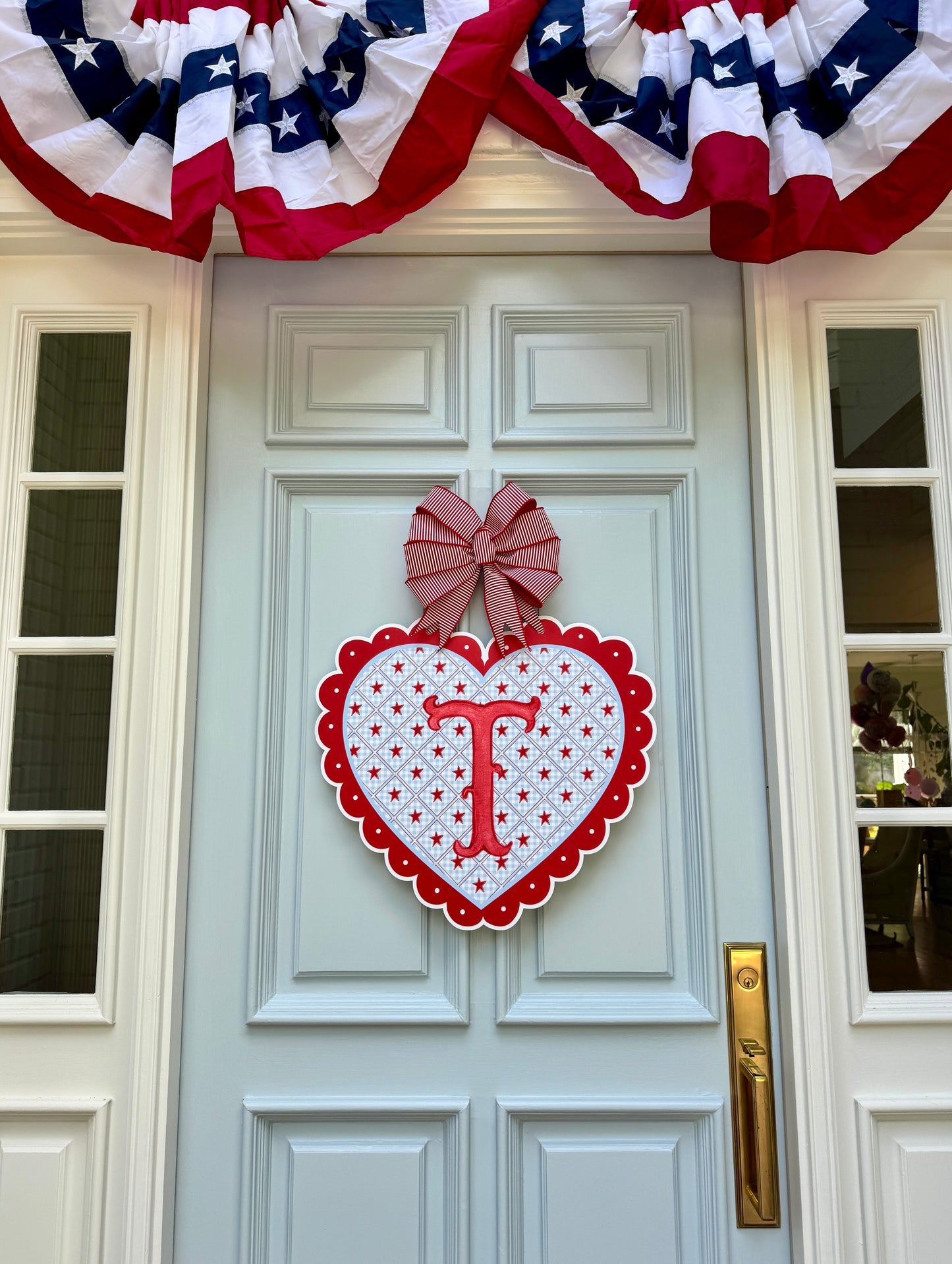 *Custom* All American Love Patriotic Door Hanger