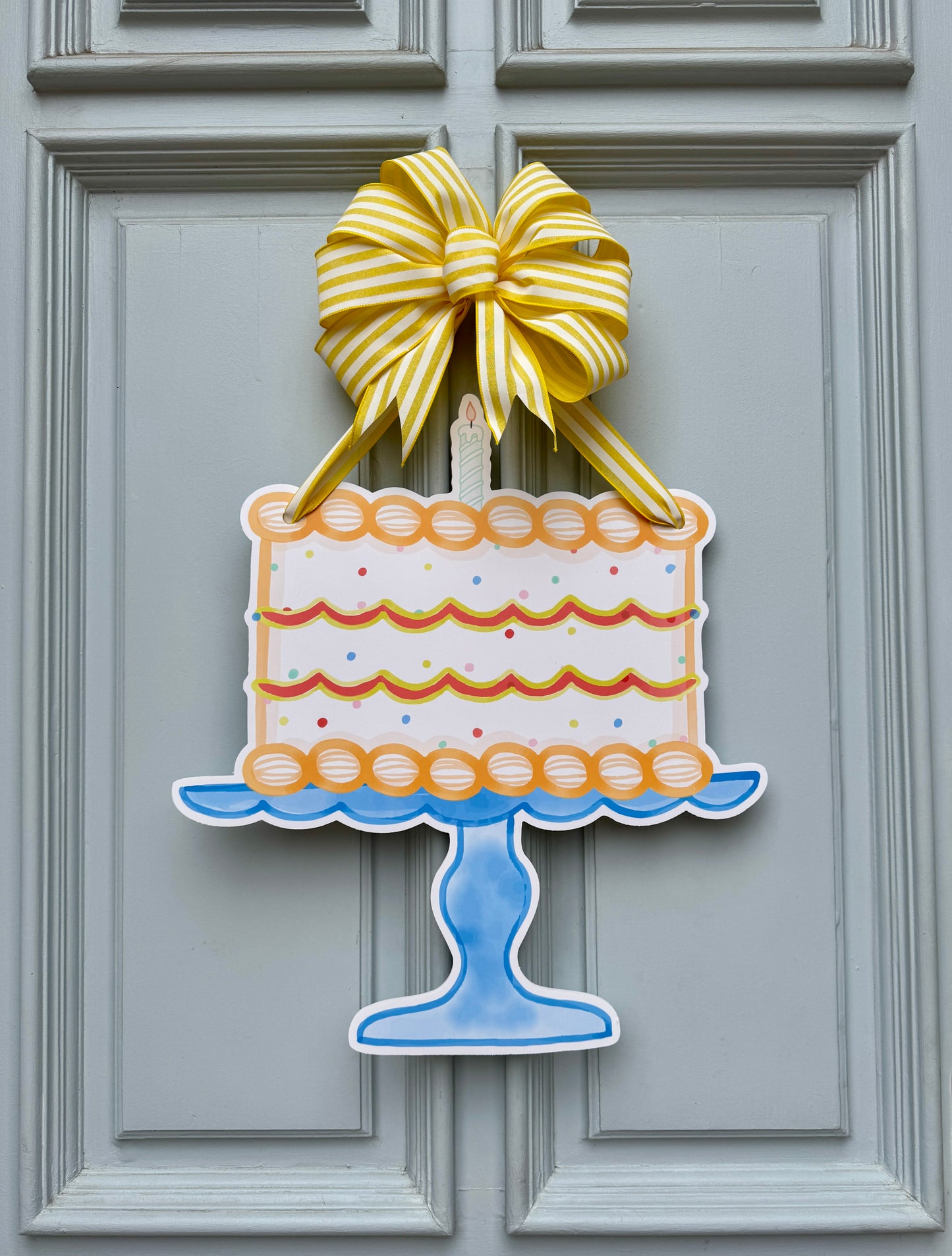 Hooray for Cake Door Hanger