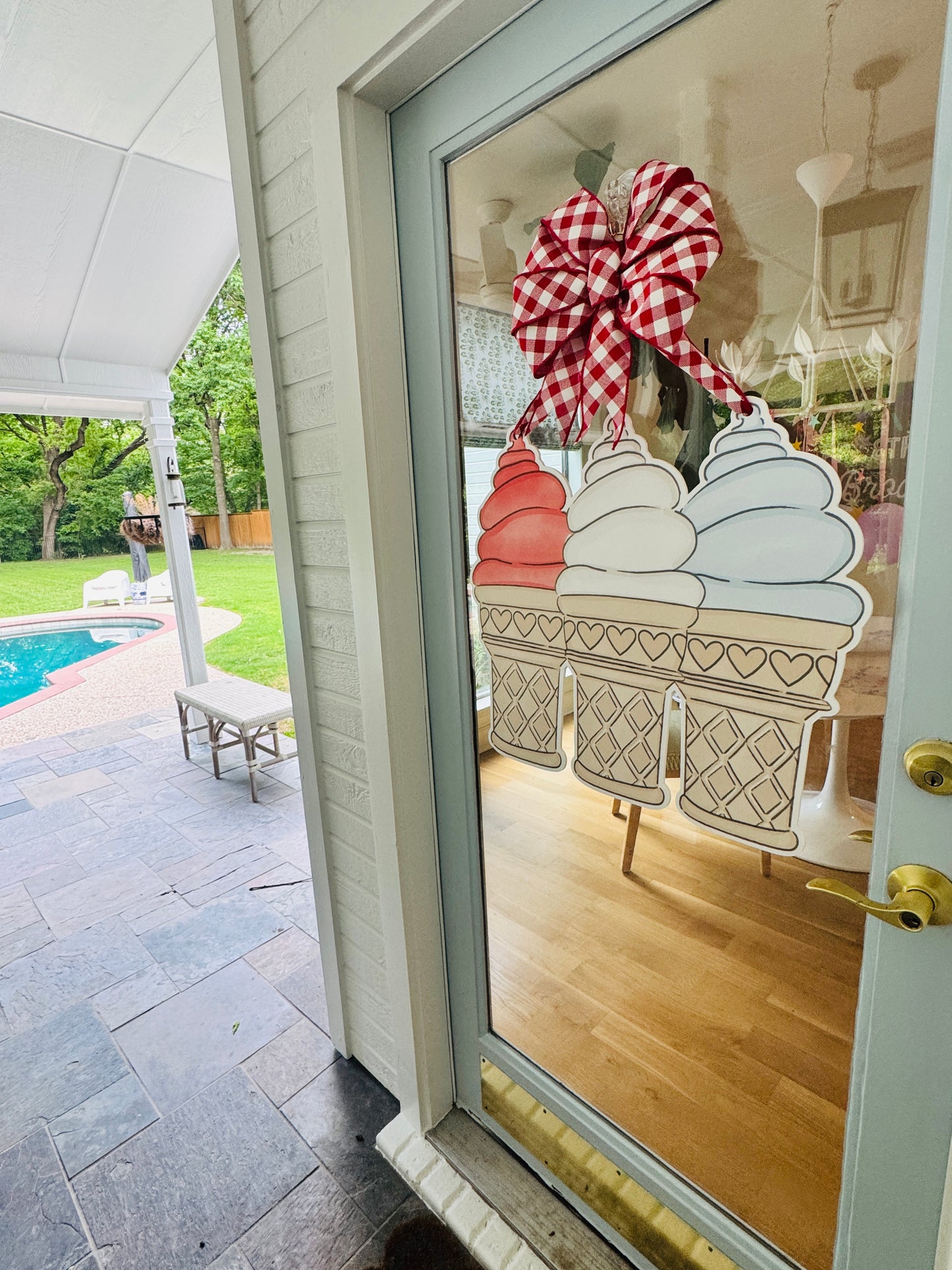 Star-Spangled Scoops Door Hanger