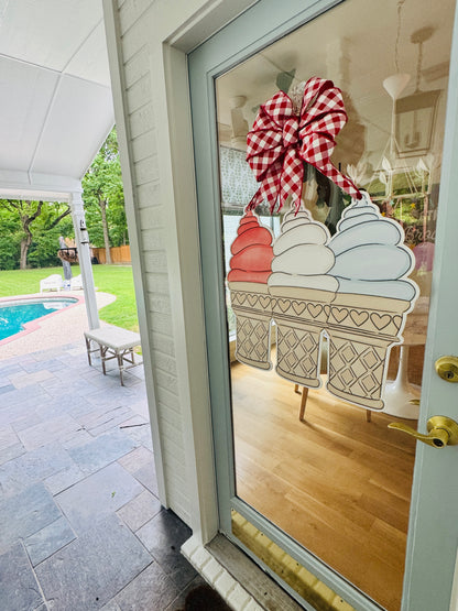 Star-Spangled Scoops Door Hanger