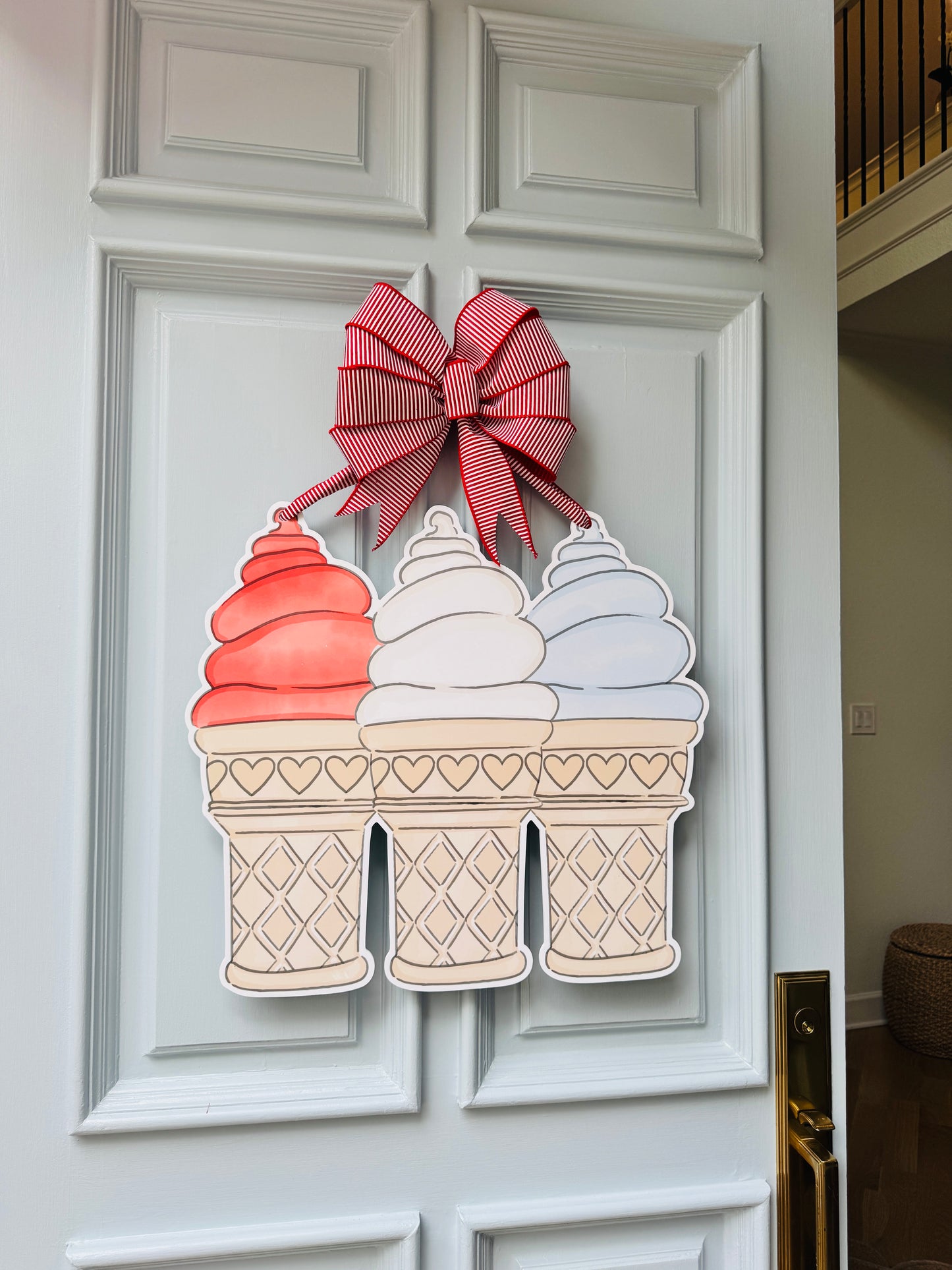 Star-Spangled Scoops Door Hanger