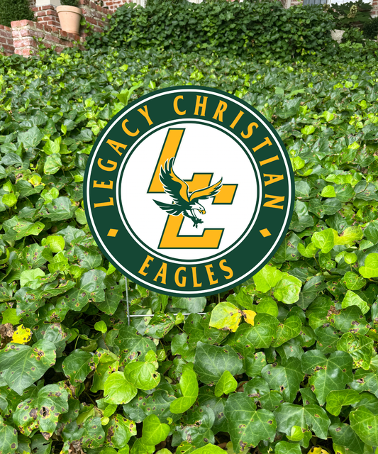 Legacy Christian Athletic Yard Sign