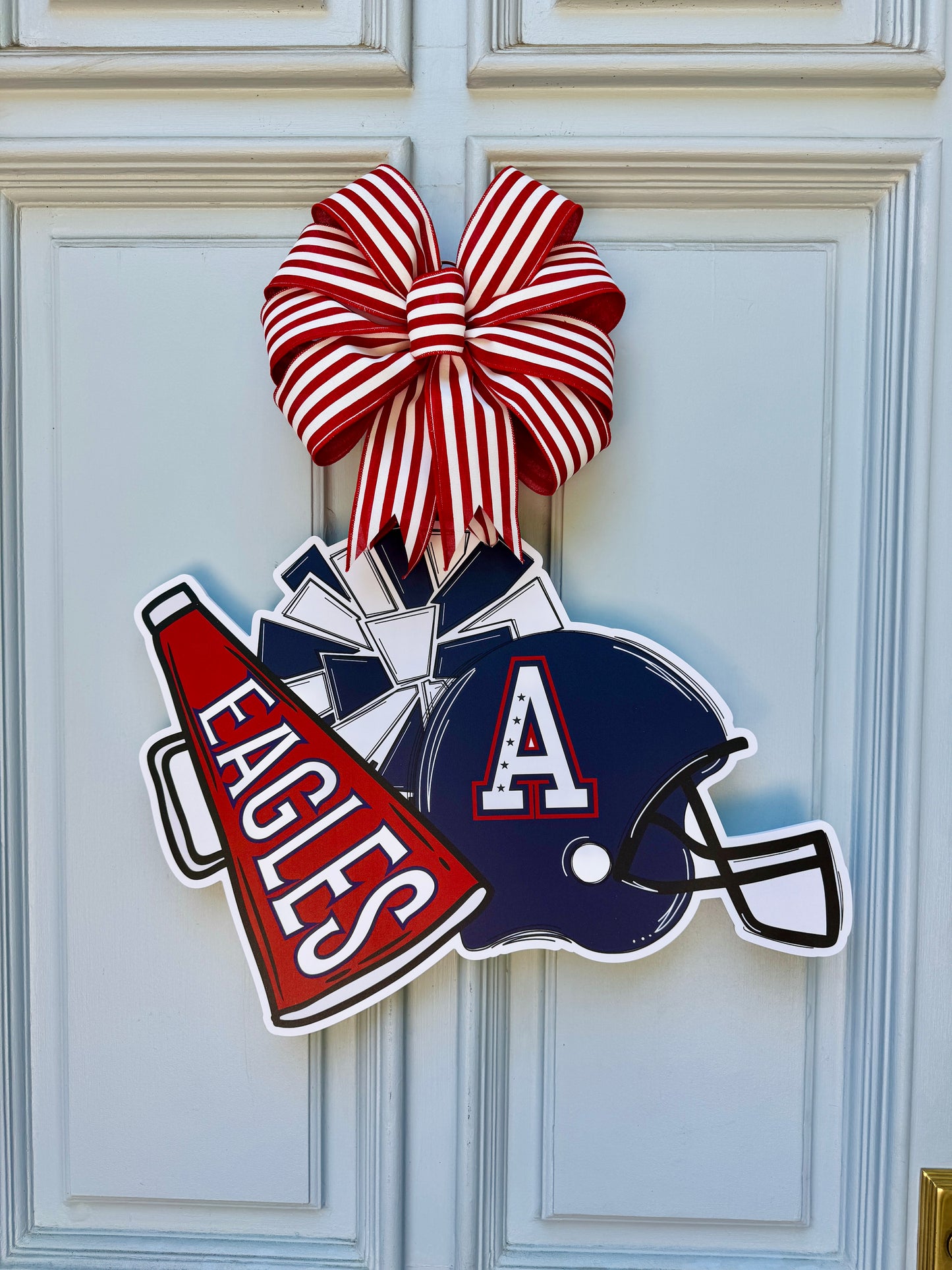 Allen Eagles Cheer Door Hanger