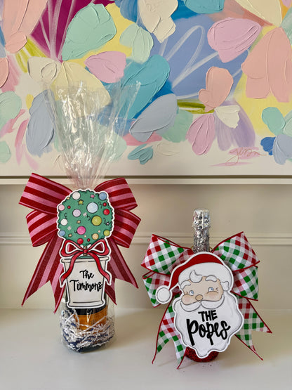 Bitty Holiday Bottle Toppers