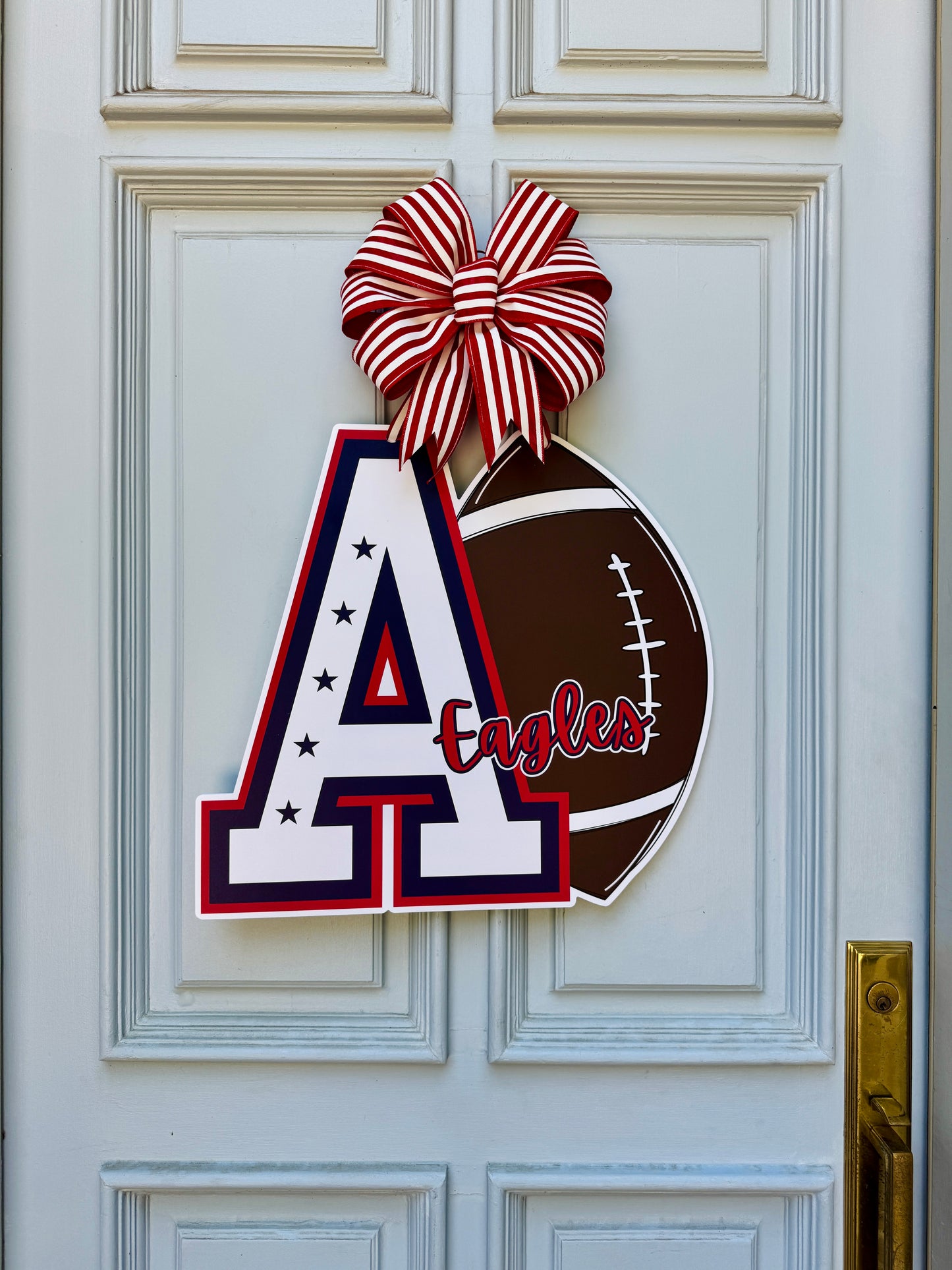 Allen Eagles Football Door Hanger