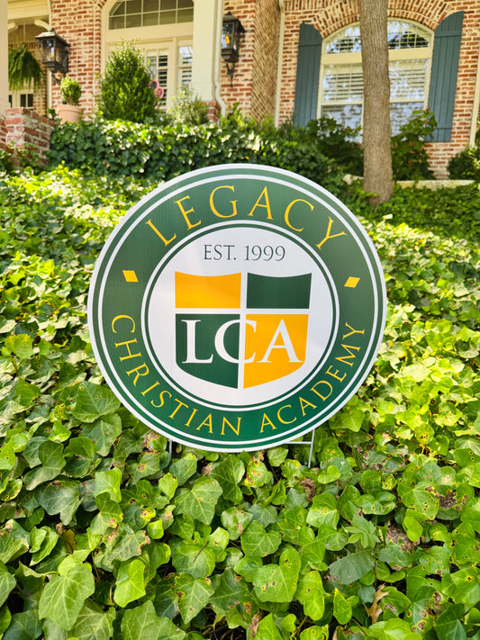 Legacy Christian Yard Sign
