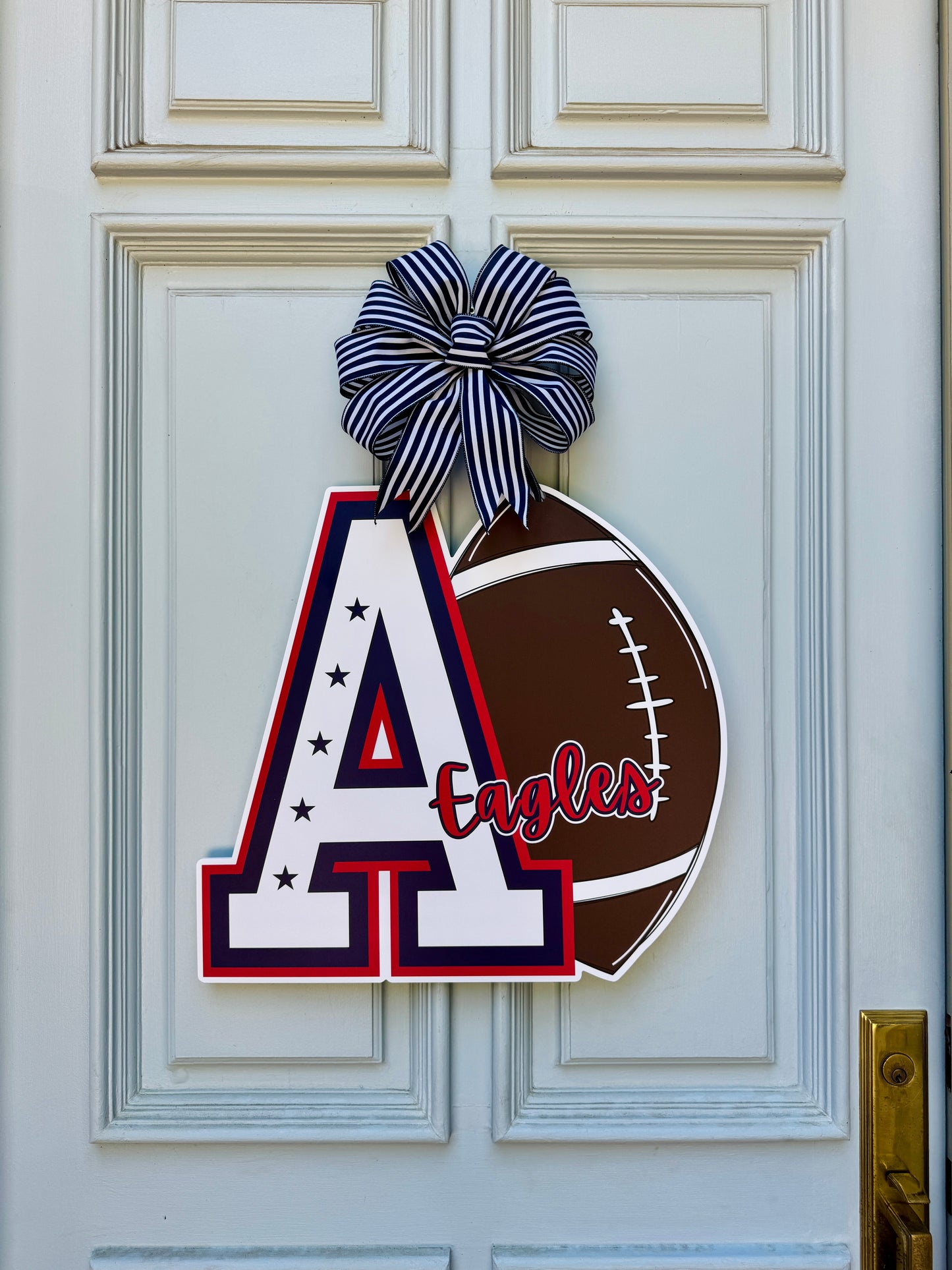 Allen Eagles Football Door Hanger