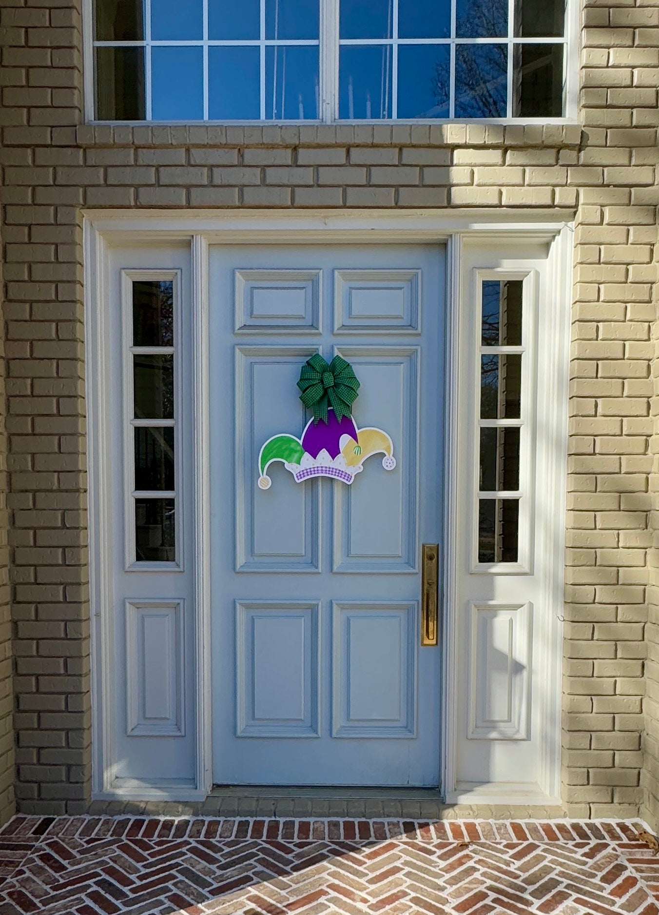 Mardi Gras Celebration Door Hanger