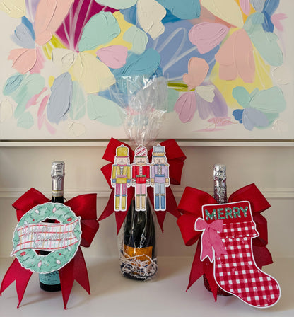 Bitty Holiday Bottle Toppers