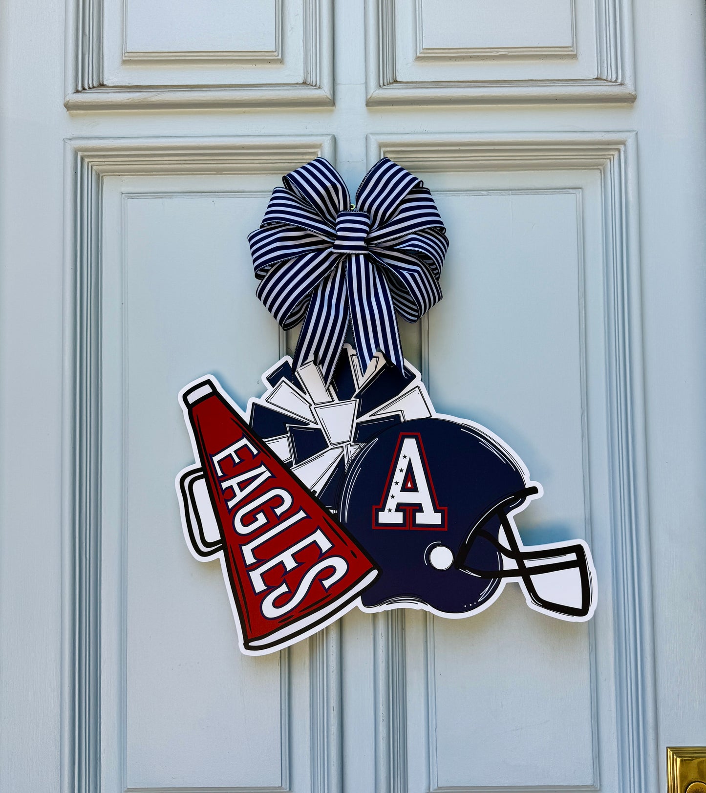 Allen Eagles Cheer Door Hanger