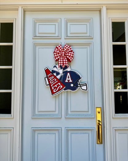 Allen Eagles Cheer Door Hanger