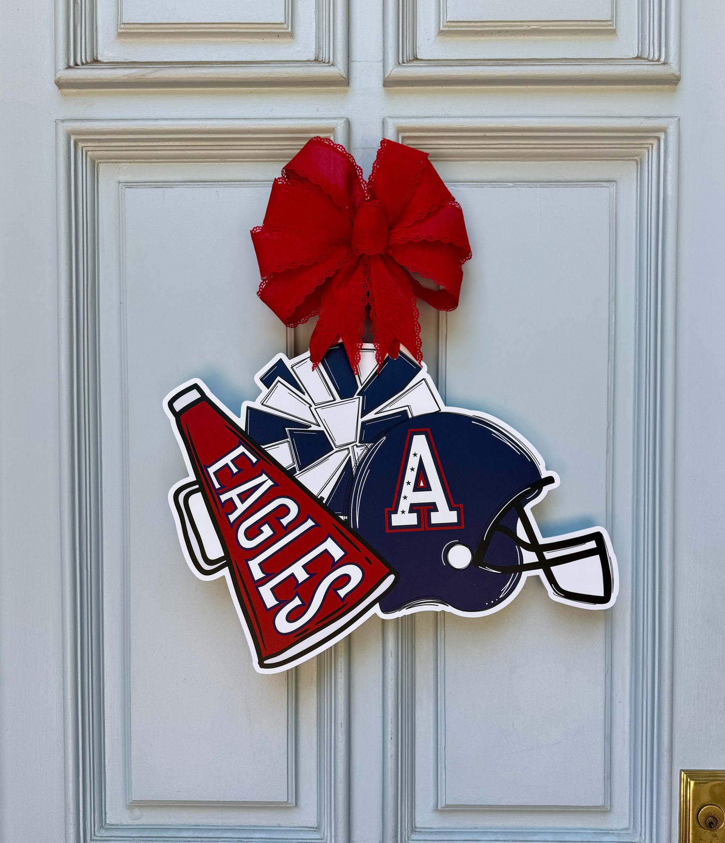 Allen Eagles Cheer Door Hanger