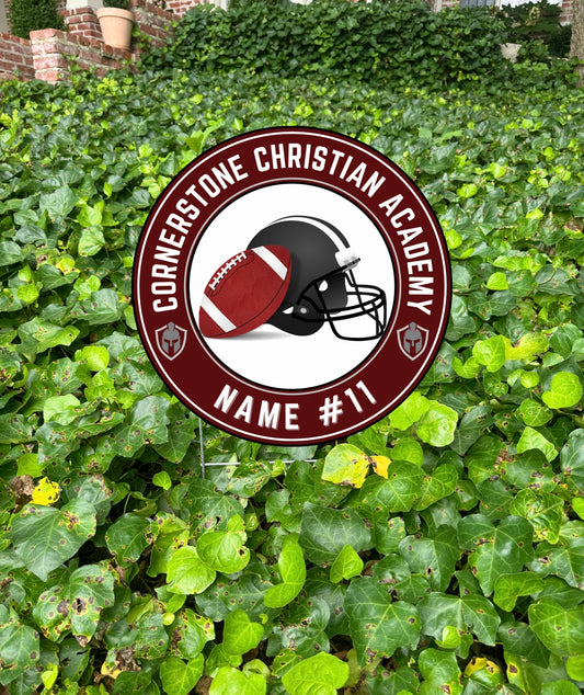 Cornerstone Christian Academy Sports Sign