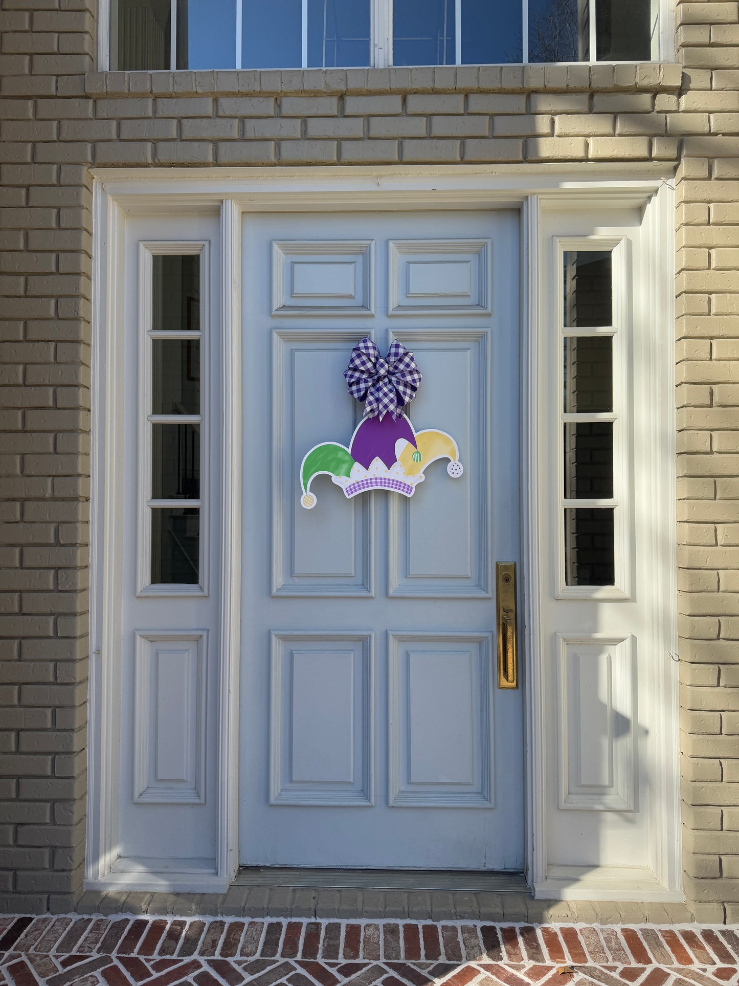 Mardi Gras Celebration Door Hanger