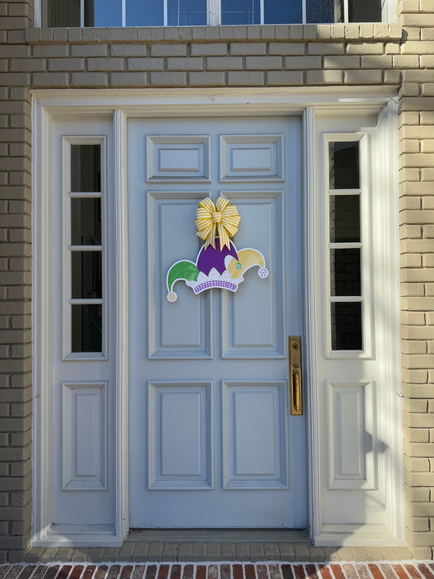 Mardi Gras Celebration Door Hanger