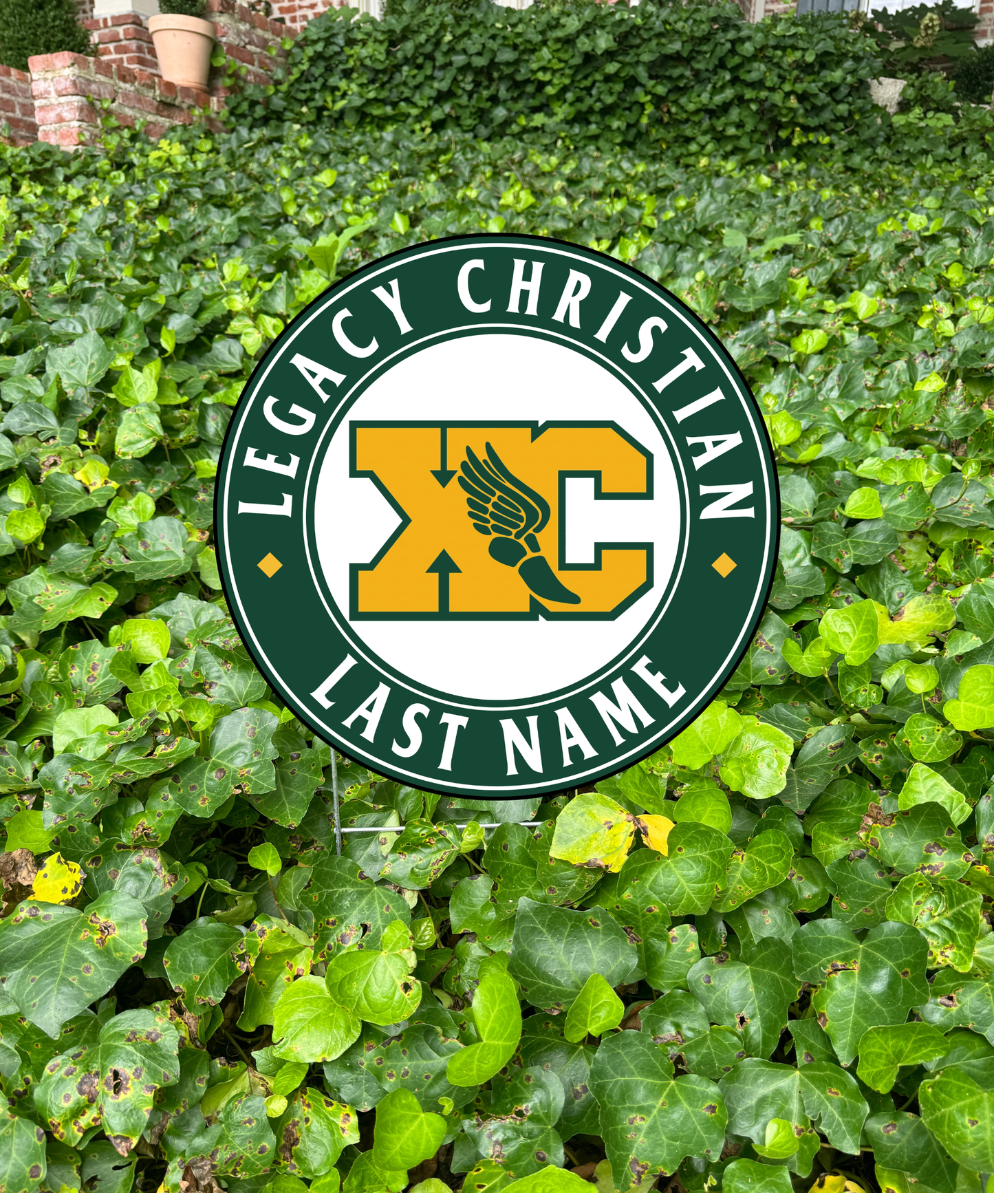 Legacy Christian Cross Country Yard Sign